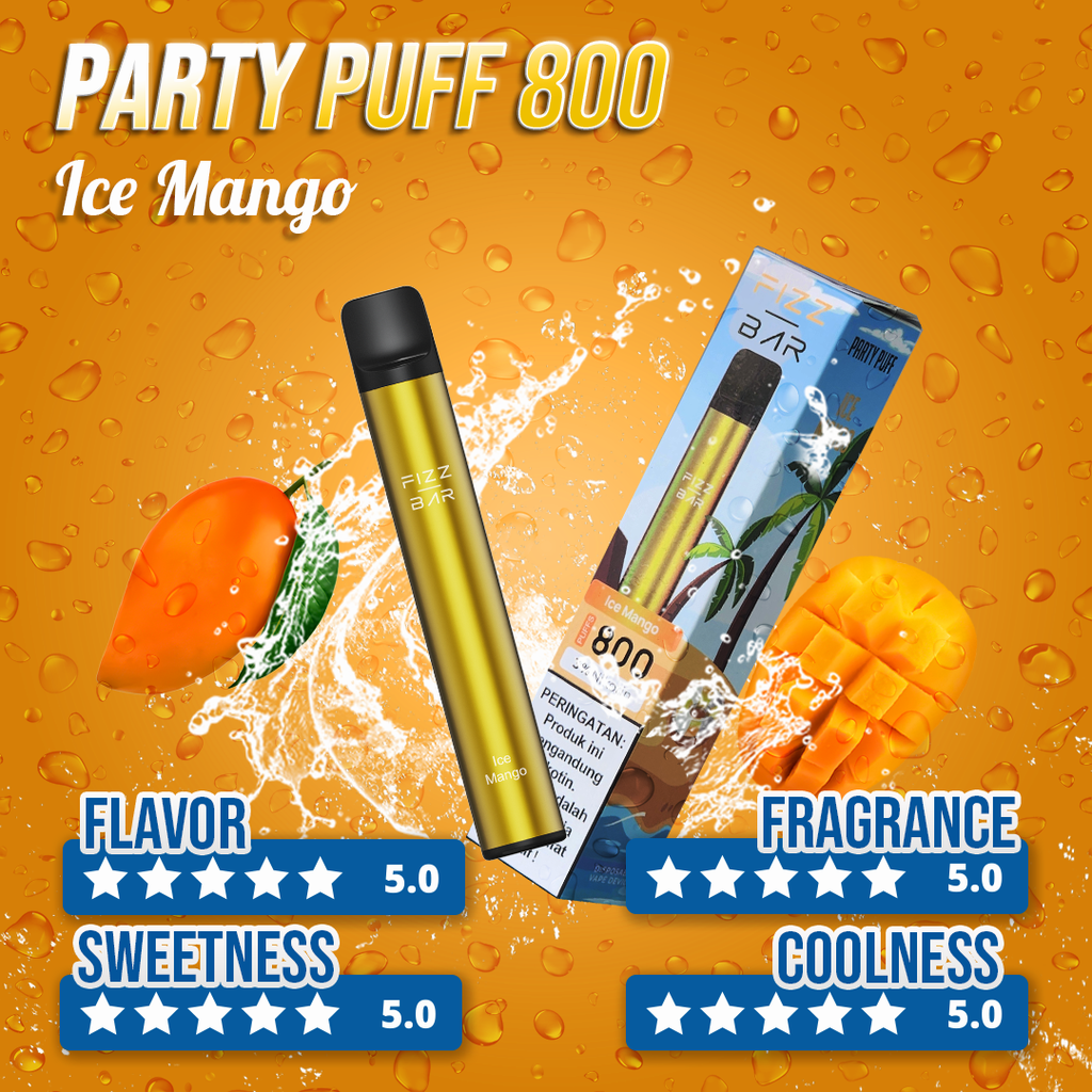 FIZZ BAR Disposable - Rasa Mango Ice - 800 Puff