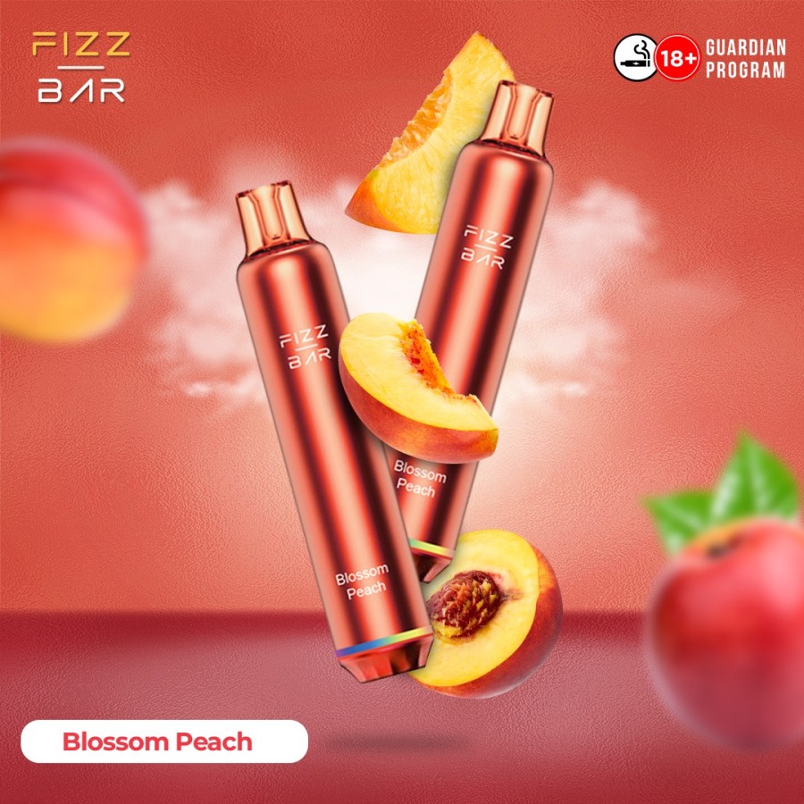 FIZZ BAR Disposable - Peach/Blossom Peach - 2000 Puff