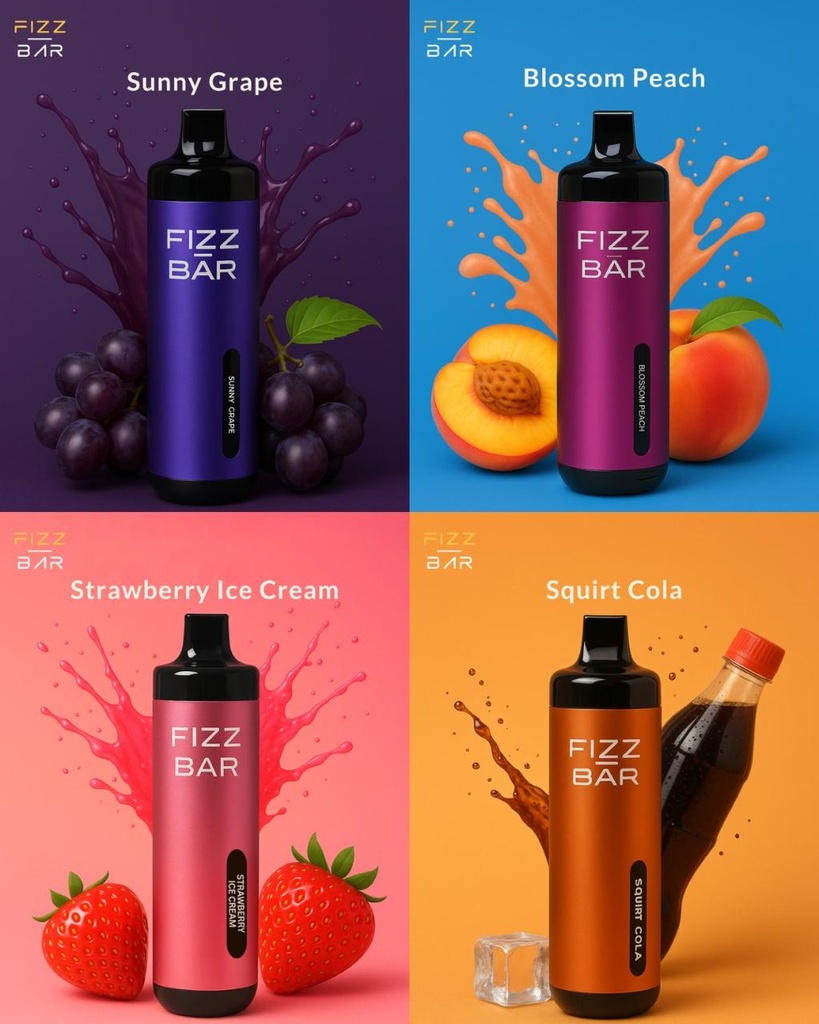 FIZZ BAR Disposable - Squirt Cola - 8000 Puffs