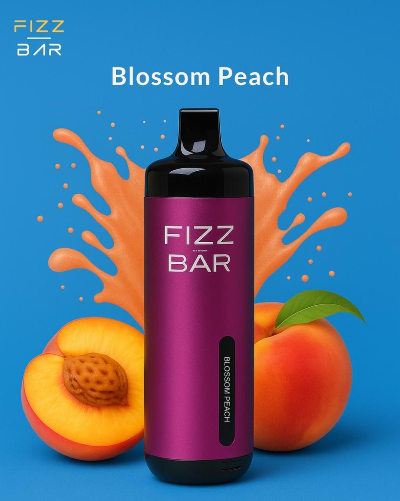 FIZZ BAR Disposable - Blossom Peach - 8000 Puffs