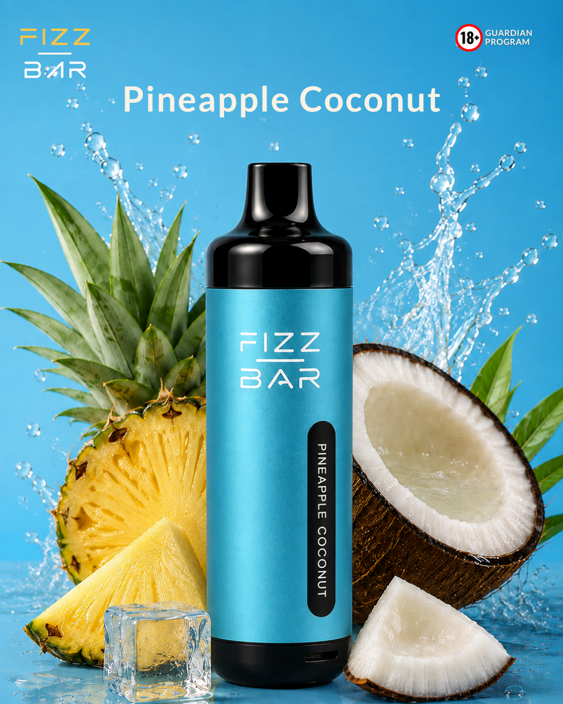 FIZZ BAR Disposable - Pineapple Coconut - 8000 Puffs