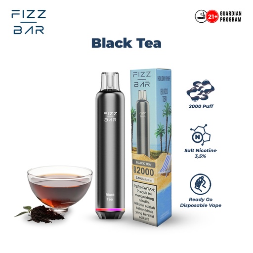 FIZZ BAR Disposable - Black Tea - 2000 Puffs